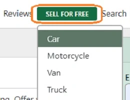 Pulsante vendere gratuitamente